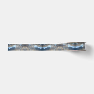 Graue und blaue Wolken Ripsband