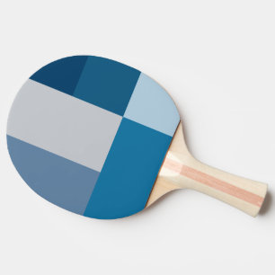 Graue und Blues-Farbblock Tischtennis Schläger