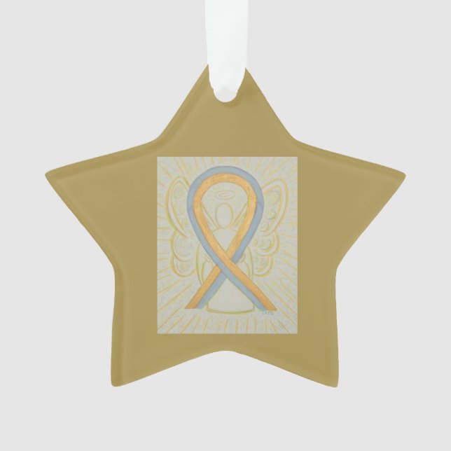 Graue und goldene Bronzemedaille Ornament (Vorderseite)