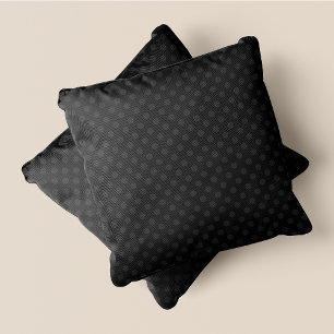 Graue und graue Chic Polka Dots Kissen