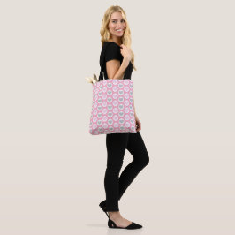 Graue und rosa Herzen Muster Liebe Print Valentins