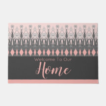 Graue und rosafarbene Blüte