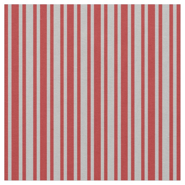 Graue und rote farbige Linien Stoff (Nahaufnahme)