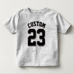 Graue und schwarze Kleinkind | Sports Jersey T-shirt<br><div class="desc">Graue und schwarze Kleinkind | Sports Jersey Design ・ Kleinkind Fleece Sweatshirt</div>