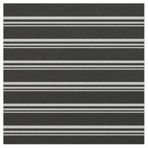 Graue und schwarze Linde/Streifen-Muster Stoff