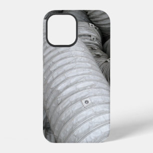 Graue und schwarze Stoffcouch iPhone 12 Hülle
