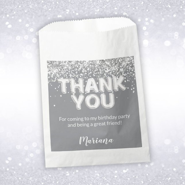 Graue und Silberne Gastgeschenke Geschenktütchen (Von Creator hochgeladen)