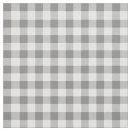 Graue und weiße Gingham-Karo-Muster Stoff