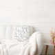 Graue und weiße moderne Abstrakte geometrische Kre Kissen (Couch)