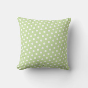 Graue und weiße Polka-Dot-Pattern-Kissen Kissen