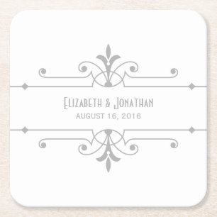 Graue Untersetzer für Extravagantes Zierpapier v2