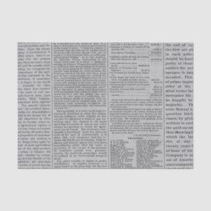Graue Vintage-Zeitung Seidenpapier