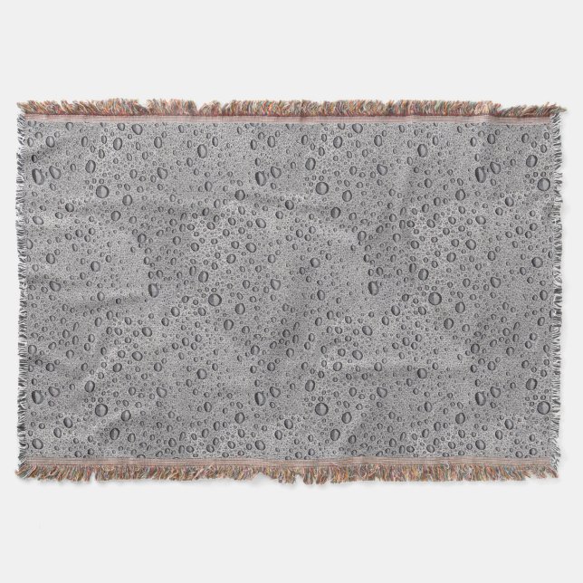 Graue Wassertröpfchen Decke (Vorderseite)