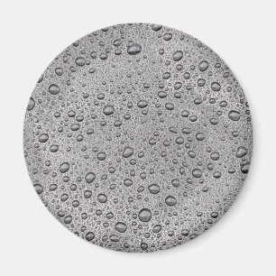 Graue Wassertröpfchen Magnet