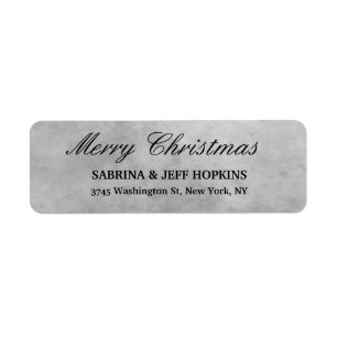 Graue Weihnachtsmeldungsfamilie