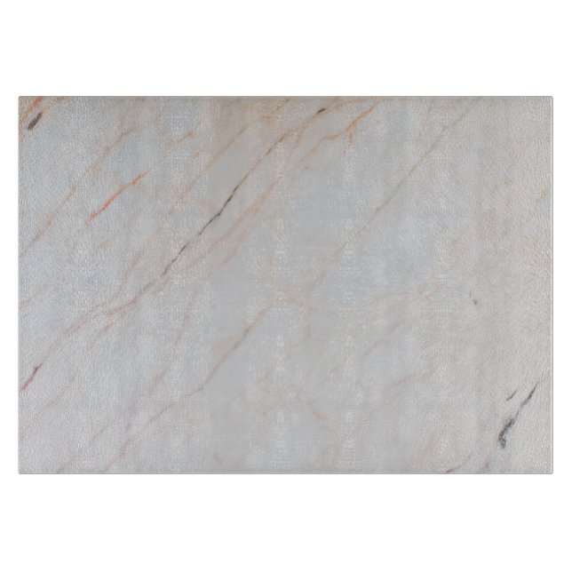 Graue, weiße Marmorplatte Schneidebrett (Vorderseite)