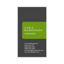 Graue, weiße Streifen-Visitenkarte