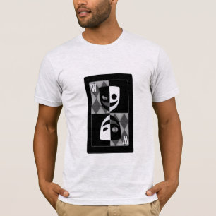 Graue Wildcard-Poker-Diamanten Inspirierte Custom- T-Shirt