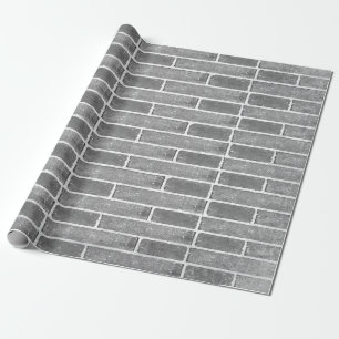 Graue Ziegelwand-Textur-Wrap-Papier Geschenkpapier