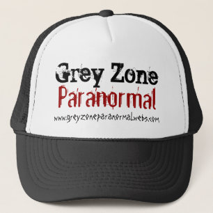 Graue Zonen-Paranormal Fernlastfahrer-Hut Truckerkappe