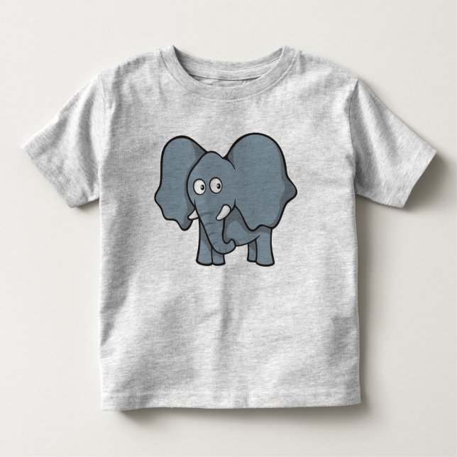 GrauElefant Kleinkind T-shirt (Vorderseite)