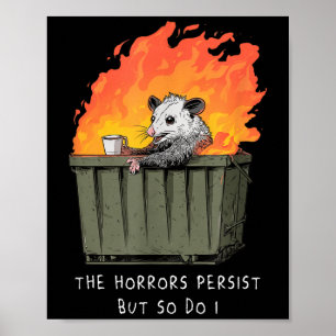 Grauen bestehen weiter, so mache ich auch Lustiges Poster