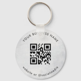 Grauen Sie Ihren benutzerdefinierten QR-Code-Scan- Schlüsselanhänger