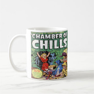 Grauenhaftes Vintage-Comic-Design-Kaffeetasse Tasse