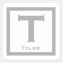 Grauer Anfangsname Kinder Junge Party zurück zur S