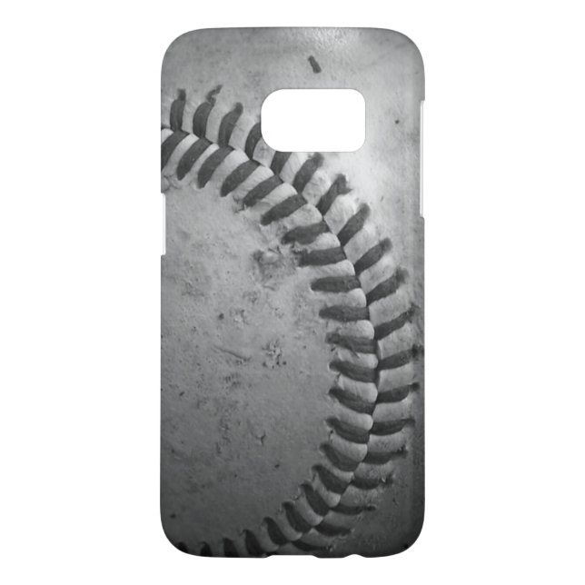 Grauer Baseball Case-Mate Samsung Galaxy Hülle (Rückseite)