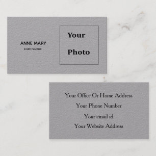 Grauer, Beruflicher Name des benutzerdefinierten F Visitenkarte
