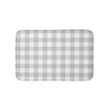 Grauer Büffel-karierte Checkered Muster-Wolldecke