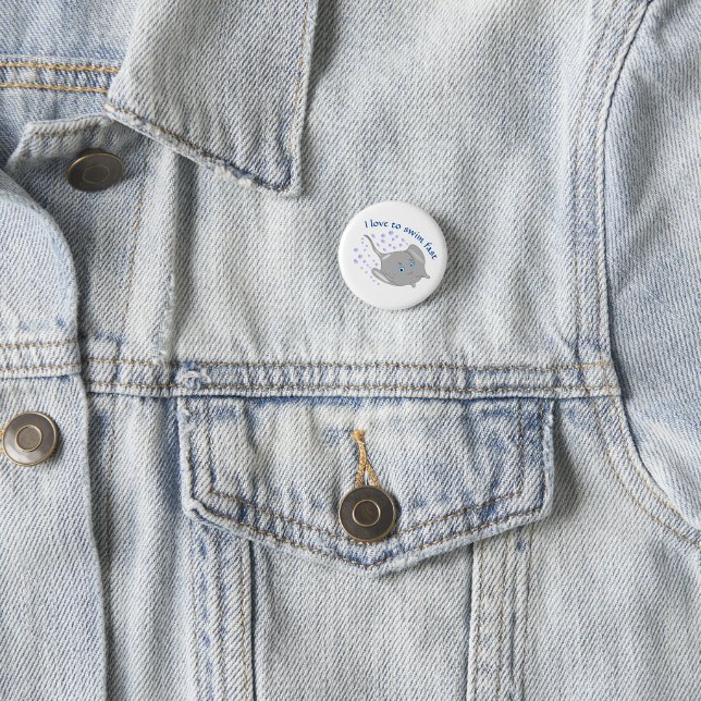 Grauer Cartoon Button (Beispiel)