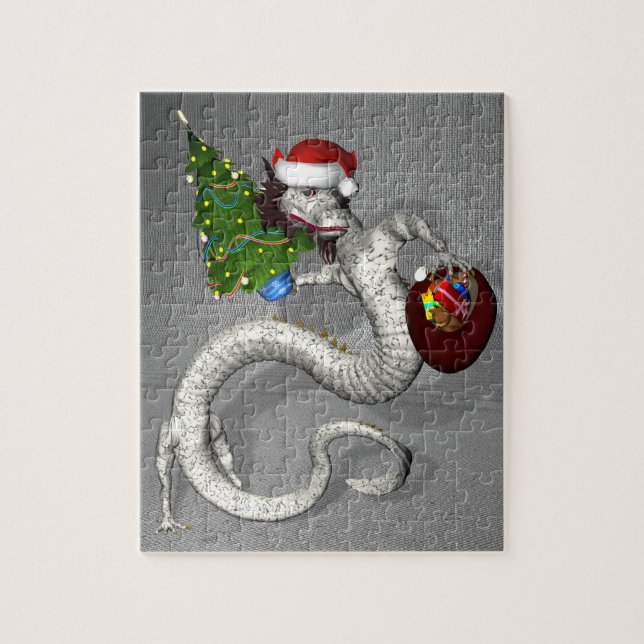 Grauer Drache 8x10 Puzzle (Vertikal)