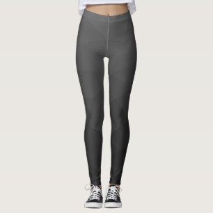 Grauer dunkler Gradient geometrisches Mesh-Muster Leggings