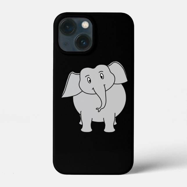 Grauer Elefant. Case-Mate iPhone Hülle (Rückseite)