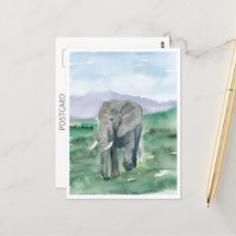 Grauer Elefant im Dschungel