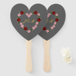 Grauer Fächer mit Blumenkrone (Los 10