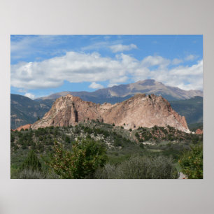 Grauer Felsen, Garten der Götter, Colorado Poster