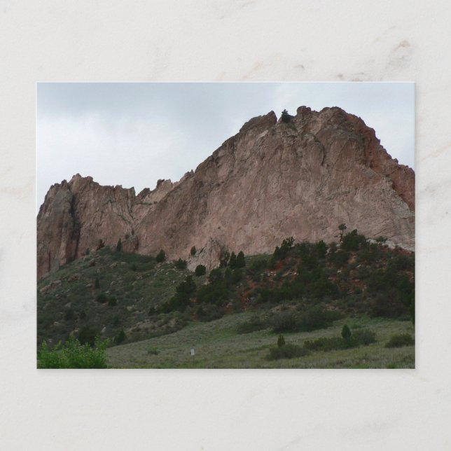 Grauer Felsen, Garten der Götter, Colorado Postkarte (Vorderseite)