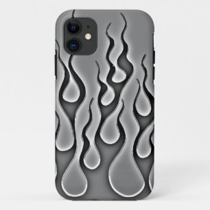 Grauer Geist flammt Telefon-Kasten Case-Mate iPhone Hülle
