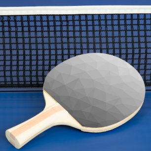 Grauer Gradient-Geometrisches-Netzmuster Tischtennis Schläger