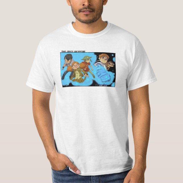 Grauer GreifeAnime T-Shirt (Vorderseite)