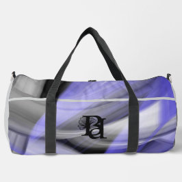 Grauer großer Gym Bag Trend Abstrakt Lavendel Viol Duffle Bag