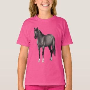 Grauer Grulla Quarter Horse Stallion T-Shirt