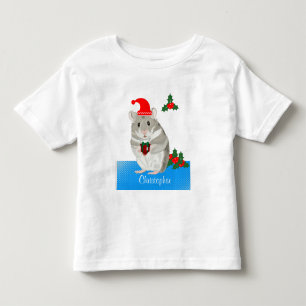  Grauer Hamster personalisiert  Kleinkind T-shirt