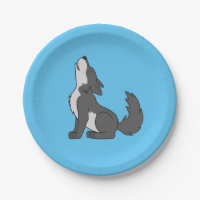 Grauer heulender Wolf-Welpe