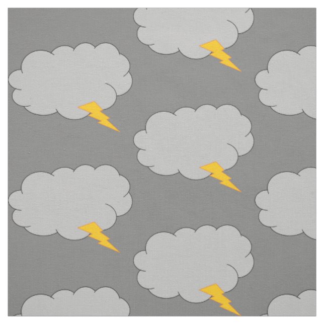 Grauer Himmel Stoff (Muster)