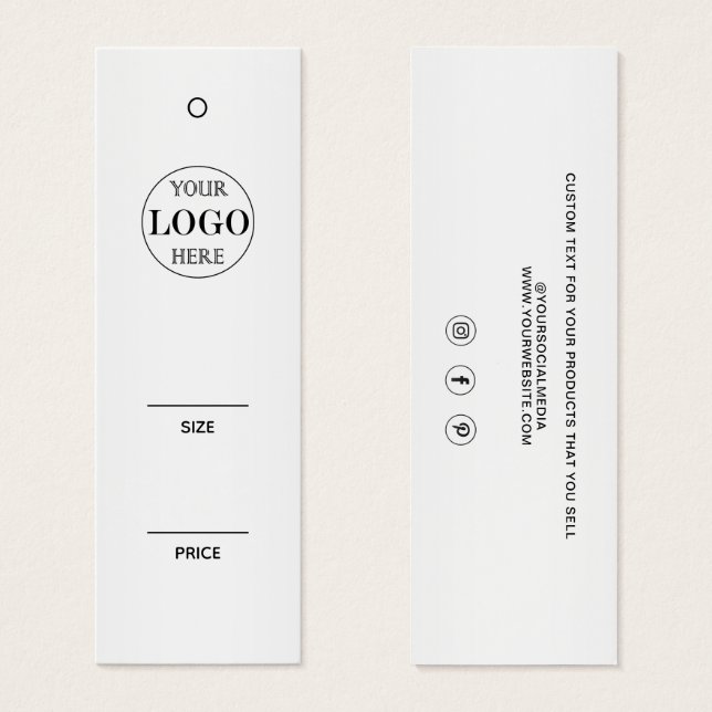 Grauer Hintergrund für benutzerdefinierte Logos (Vorne & Hinten)