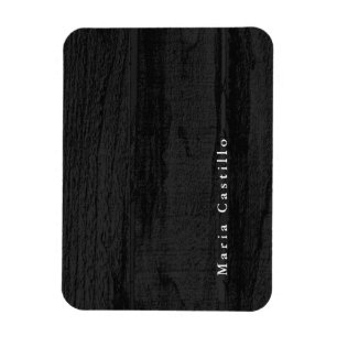 Grauer Holzhintergrund Minimalistisch Moderner Nam Magnet